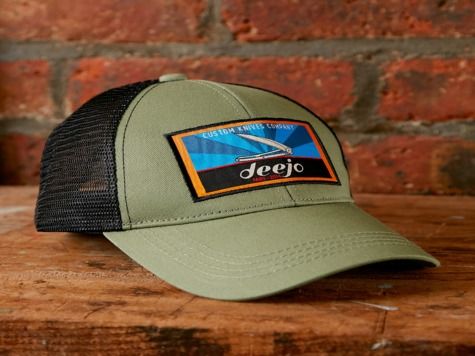 Deejo Trucker Caps, Grün